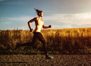 Woman running